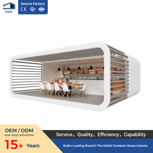 SQXC <span class=keywords><strong>Prix</strong></span> usine Chine 20 pieds Maison conteneur modulaire préfabriquée de luxe écologique étanche type Apple Cabin pour usage hôtelier et chambre - Product Image 1
