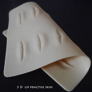 Groothandel 201*190*3mm siliconen permanente make-up benodigdheden 3D <span class=keywords><strong>latex</strong></span> lip tattoo oefenhuid - Product Image 3