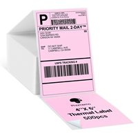 Etiquetas de Envío Phomemo para Impresoras de Etiquetas de Envío de Bolsillo PM241-BT y D520-BT, Rollo de Etiquetas de Código de Barras