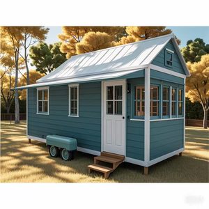 Sang trọng glamping Trailer nhà di chuyển nhà giá thấp nhà di động trên bánh xe prefab casas modernas xe du lịch bánh xe <span class=keywords><strong>container</strong></span> - Product Image 2