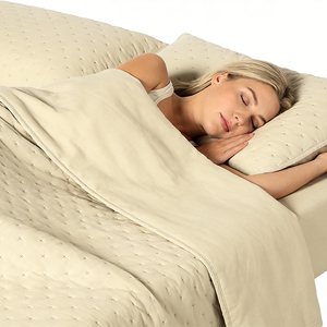 SUREWALHOME Brushed Microfiber Quilt <strong>Set</strong>, Extra Soft Microfiber Coverless <strong>Duvet</strong> <strong>Set</strong> with Natural Texture - Product Image 4