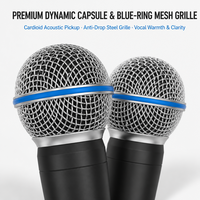 Système de microphone sans fil portable avec transmetteur à sensibilité améliorée, vente en gros directe d'usine B2B OEM ODM