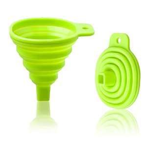 Entonnoir pliable en silicone, entonnoir pliable pour transfert, 100% silicone de qualité alimentaire - Product Image 1