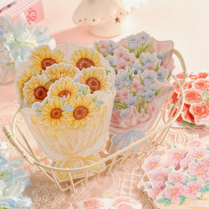 Tarjetas de Felicitación con Diseño Floral <span class=keywords><strong>en</strong></span> 3D, de 3 Capas, con Flores <span class=keywords><strong>en</strong></span> Relieve, para Todas las Ocasiones - Product Image 5