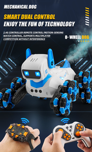Flytec F01 электрическая игрушка каскадерская собака RC робот De Juguete для ходьбы и танцев умная собака <span class=keywords><strong>Ai</strong></span> Программирование Rc робот для детей - Product Image 6
