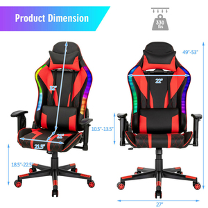 Chaise de jeu de qualité supérieure, directement de l'usine AJUNION, réglable en hauteur, ergonomique, chaise de bureau, chaise de course avec soutien <span class=keywords><strong>lombaire</strong></span> pour les joueurs - Product Image 6