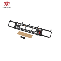 Grille avant noire ABS modifiée et améliorée TEYOUTE avec lumière ambre, compatible avec NISSAN D21 Pickup 1988-1989