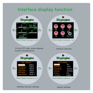 Online <span class=keywords><strong>5</strong></span>-in-1gas analizörü CH2O O3M NO C2H4O C2H5ClO CHBr2Cl sabit konsantre Alarm CH4 baca gazı sanayi egzoz dedektörü PID - Product Image 2