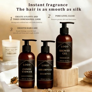 Ensemble de shampooing et revitalisant à la kératine écologique en gros, anti-frisottis, renforce la tige des cheveux, facilite le démêlage, <span class=keywords><strong>soin</strong></span> quotidien - Product Image 3