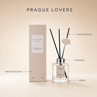 Coffret Cadeau Diffuseur de Parfum Prague Lovers 200ml Huile Essentielle Aromathérapie Parfum d'Ambiance Cadeau de Mariage Parfum Naturel