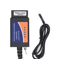 100% PIC18F25K80 Chip USB ELM327 V1.5 OBD2 Diagnostic Scanner ELM 327 V1.5/1.5 USB Switch CA/MS CAN pour Forscan OBDII Code Reader