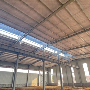 Bâtiment préfabriqué en structure métallique à faible coût pour atelier minier, entrepôt d'équipement et usine industrielle en Afrique - Product Image 4
