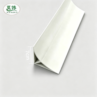 Profilé d'angle intérieur en PVC UPVC – Meilleur prix – Moulure en plastique PVC – Protections d'angle blanches