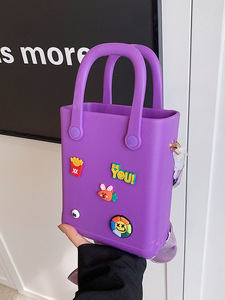 Bolso de hombro de gelatina EVA con diseño de dibujos animados, a la moda, impermeable, antisuciedad, para teléfono móvil, uso en la playa, venta al por mayor - Product Image 5
