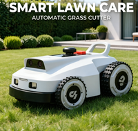 Robot pemotong rumput tanpa kabel RTK GPS visi 3D IMU untuk rumput hingga 5000m2 operasi otomatis manajemen multi zona