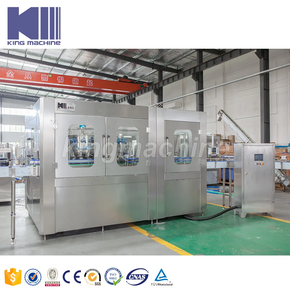 Aluminum can beverage filling sealing packaging machine / juice making equipment