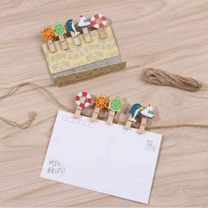 Mini pinces <span class=keywords><strong>à</strong></span> <span class=keywords><strong>linge</strong></span> décoratives en <span class=keywords><strong>bois</strong></span>, 5 ou 50 pièces, de Style nautique, petites pinces <span class=keywords><strong>à</strong></span> <span class=keywords><strong>linge</strong></span>, pour bricolage, décor de chambre <span class=keywords><strong>à</strong></span> coucher, fête d'anniversaire artisanale - Product Image 2