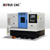 Centre de tournage CNC à lit incliné BR160LDY avec outils motorisés et axe C complet pour fraisage hors centre