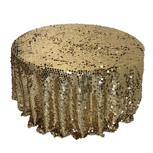 Lấp lánh lớn payette sequin vòng khăn trải bàn cho tiệc cưới bên sự kiện - Product Image 2