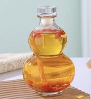 Nouvelle carafe à vin en verre tendance en forme de gourde avec corde, cadeau pratique, style chinois à la mode, pot à vin, théière