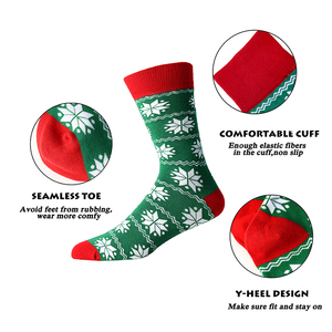 Tốt Nhất Sản Phẩm Bán Chạy Tùy Chỉnh Giáng Sinh Vớ Unisex Đẹp Logo Nhiệt Giáng Sinh Vớ Men' Stocking Vớ - Product Image 4