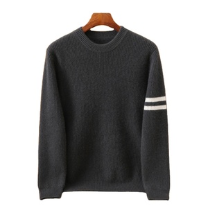 Jersey de Cachemira 100% para <span class=keywords><strong>hombre</strong></span>, cárdigan grueso con aguja Yuanbao para ocio de <span class=keywords><strong>invierno</strong></span> - Product Image 1