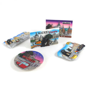 Imán de Nevera de Poliresina de Alta Calidad, Pintado a Mano, Creativo, Recuerdo de Viaje con un Monumento de la Ciudad de <span class=keywords><strong>Madrid</strong></span>, España, Imanes de Resina 3D - Product Image 2