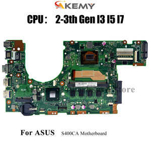 S400CA máy tính xách tay bo mạch chủ cho Asus Vivobook S400C S400CA máy tính xách tay Mainboard với i3 i5 i7 CPU 100% kiểm tra OK nhanh chóng vận chuyển STK - Product Image 2