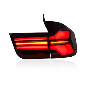 SJC Aksesori Mobil lampu belakang cocok untuk BMW X5 E70 2011-2013 lampu belakang gaya baru Suku Cadang Mobil LED penuh lampu sein