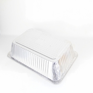 Boîte rectangulaire en <span class=keywords><strong>aluminium</strong></span> <span class=keywords><strong>jetable</strong></span> grande capacité pour dinde entière et viande de barbecue, compatible <span class=keywords><strong>four</strong></span>, <span class=keywords><strong>plat</strong></span> à emporter - Product Image 1