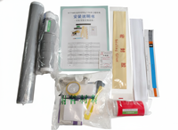 Kit de terminaison à rétrécissement à froid de fiabilité éprouvée pour câble XLPE 3 conducteurs 33 kV extérieur avec joint en silicone