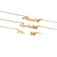 Collier personnalisé en acier inoxydable plaqué or 18 carats avec pendentif cœur en zircon double couche, cadeau de mariage chrétien pour femme
