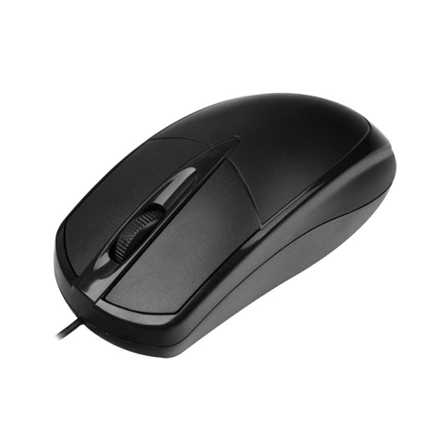 Ergonomic USB Wired Optical Mouse for Desktop & Laptop - Ideal for Office, Gaming, and Business Use