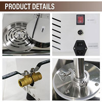 Offre Spéciale petit équipement de table de fonte de chocolat de 30kg 5 kg vibrent la machine d'humeur de chocolat de revêtement de Table