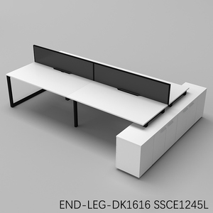 Easy Install Soundproof Executive Modular Wooden Professional Extendable MDF Computer Workstation Office Cubicle - Product Image 5