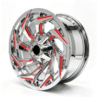 Jantes en alliage forgé sur mesure NEXUS RIM, jantes profondes, PCD 16-26 pouces, jantes pour camionnettes tout-terrain
