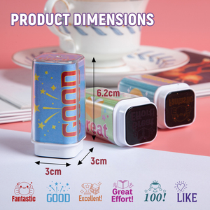 Sellos de Recompensa para Niños, Versión en Inglés para Maestros, Incentivos de Ánimo: BUENO, EXCELENTE, Comentarios Transfronterizos, Plástico - Product Image 5