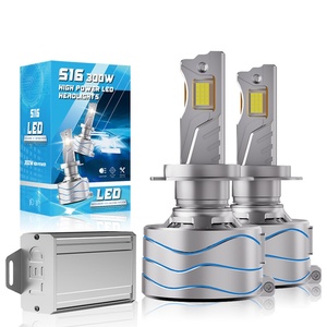 Nuevos faros LED para coche S16 300W de alta potencia de alto brillo H7 H11 <span class=keywords><strong>H4</strong></span> faros LED de haz Alto y Bajo - Product Image 1