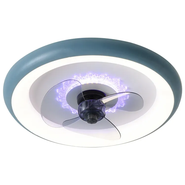 Mute Intelligent Remote Control Integrated Electrical Round Led Fan Ceiling Light