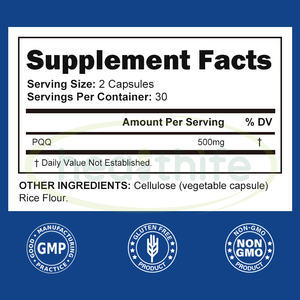 Healthife Private Label integratore di salute PQQ Capsule pirroloquinolina chinone PQQ Capsule - Product Image 3