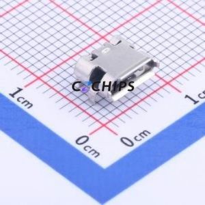 U-F-F5DD-Y-L1 USB Connector SMD Connector ( Connector Type: Micro-B )( Protocol Standard: USB 2.0 )( Gender: Female ) - Product Image 1