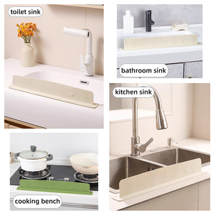 Protector de Salpicaduras de Agua para Fregadero de Silicona para Cocina y Baño, Protector de Salpicaduras a Prueba de Salpicaduras, Mantiene el Fregadero Seco - Product Image 6