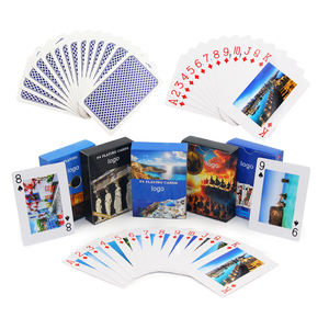 制造商300Gsm黑色核心甲板纸扑克扑克牌标志印刷iskanbil Destesi个性化定制纸扑克牌 - Product Image 2