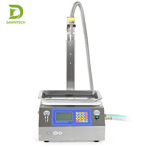 Machine de remplissage manuelle de liquides avec pompe à engrenages et balance pour eau, huile, vin, détergent, shampoing - Product Image 6