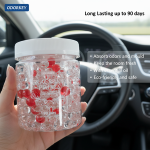 Perles <span class=keywords><strong>d</strong></span>ésodorisantes et assainissantes au gel parfum Rose avec huiles essentielles pour une fraîcheur longue durée – Prix direct usine - Product Image 2