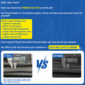 Công nghiệp điện nước và máy sưởi không khí hình chữ U thép không gỉ Ống vây yếu tố làm nóng điện trở - Product Image 4