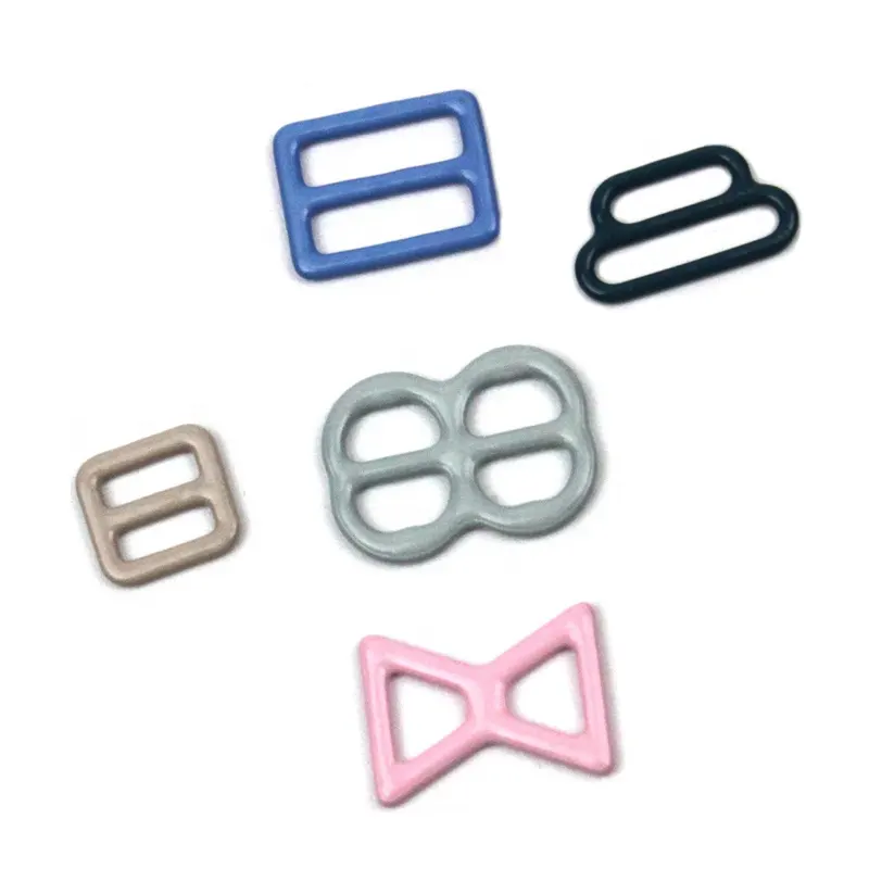 Hot popular nylon coated ring and slider for bra