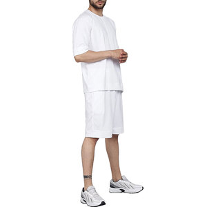 Produit à forte demande Dernière collection d'été Ensemble short pour homme Ensemble double respirant et décontracté avec logo brodé personnalisé - Product Image 3
