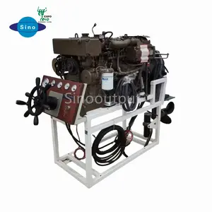 Sinooutput boat engine 90hp-150hp high speed yacht power Yuchai Weichai inboard marine diesel engine with stern drive