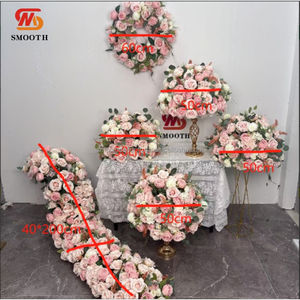 Guirlande de fleurs artificielles en soie lisse pour chemin de table, arrangement floral pour escalier, fleurs pour arche de mariage, couleur personnalisable - Product Image 5